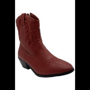 Masseys Women's Reba Boots Red - Wide